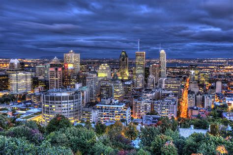 Montreal Skyline at Dusk Photograph by Shawn Everhart