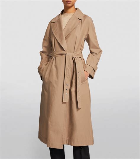 Womens Max Mara Beige Belted Trench Coat Harrods UK