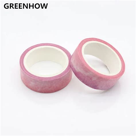 Greenhow Soft Color Paper Washi Tape Mm M Pure Masking Tapes