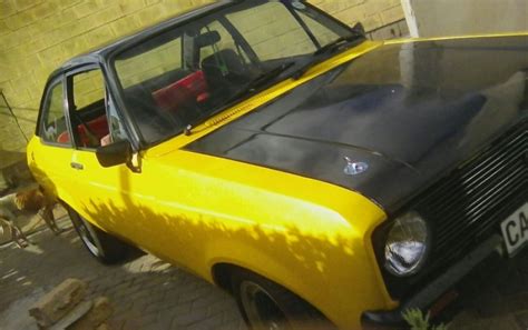 Ford Escort Mk2 2 Door Yellow Car Cave Scotland Used Cars In