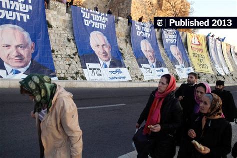 Israeli Vote Greeted By A ‘yawning Electorate The New York Times