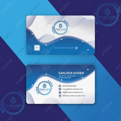 Creative And Clean Business Card Template Template Download On Pngtree