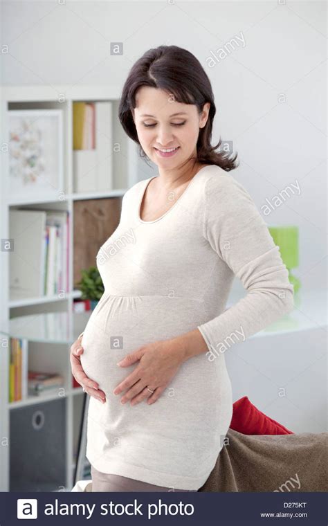 Pregnant Woman Stock Photo Alamy