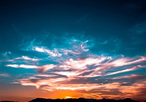 Sunset Sky Photo Stock Libre Public Domain Pictures