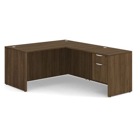Brooklyn Series L Shape Desk With 1 Boxfile Pedestal Nj Office