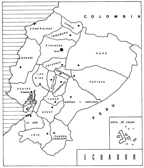 Mapa De Ecuador Para Colorear Mapa De Ecuador