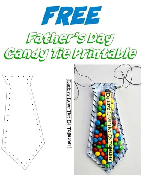 Pin On Father S Day Ideas Printable Father S Day Tie Card Kiddycharts