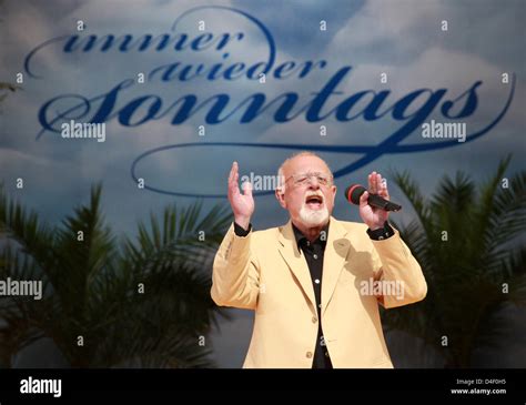Singer Roger Whittaker Performs At The Tv Music Show Immer Wieder