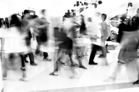 Abstract Blur People Walking Stock Image Everypixel