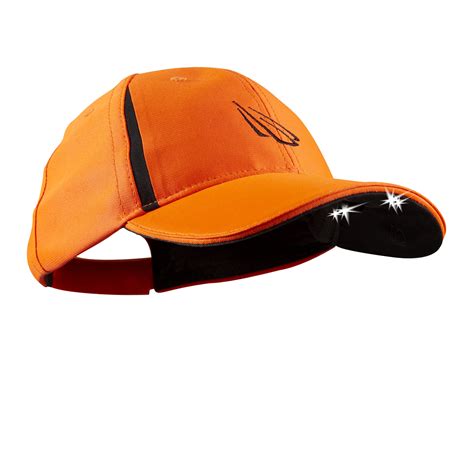 Powercap 2510 Blaze Orange Hunting Hat With Led Lights