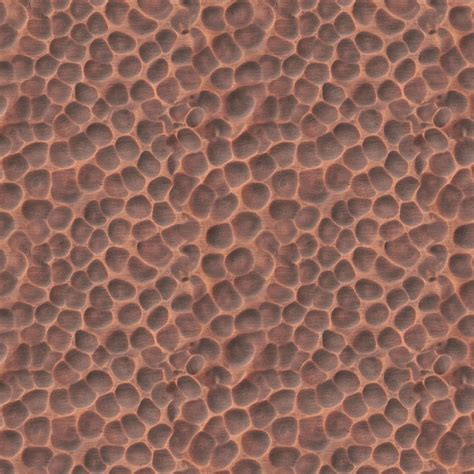 Large Hammered Copper Texture Pattern