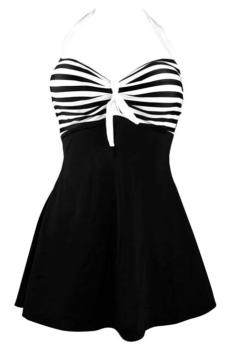 Clothing Fba Cocoship Vintage Sailor Pin Up Swimsuit Retro One Piece