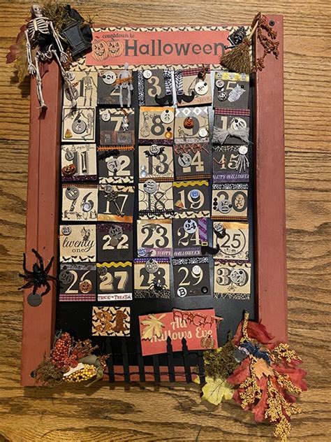 Halloween Countdown Calendar Mrs Olearys Mercantile