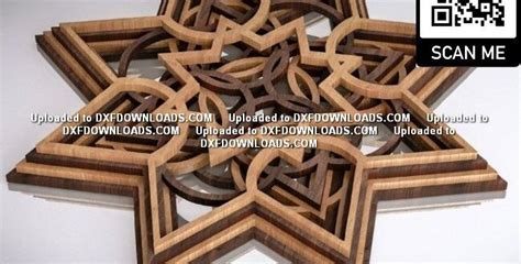 Multi Layered Christmas Star Free Cnc Cdr Dxf Downloads Files For