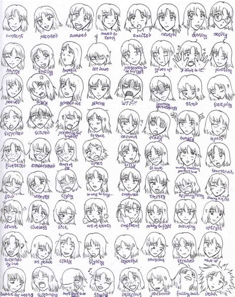 72 Expressions By Izanethex On Deviantart Anime Expressions