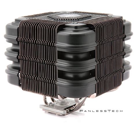 Fanlesstech Exclusive Zalman Fx100 Cube Fanless Cooler