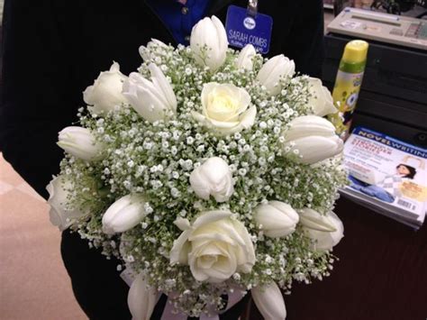 The following items can be used to make a fun wedding bouquet. Another bouquet created by a Kroger Floral Manager- guess ...
