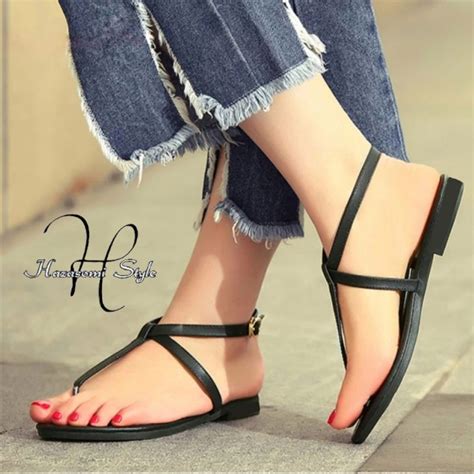 Jual Hazasomi Style Flip Flop Capit Tali Valentina HZ 046 Sandal Flat
