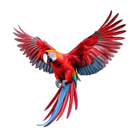 scarlet macaw parrot flying 24724946 png