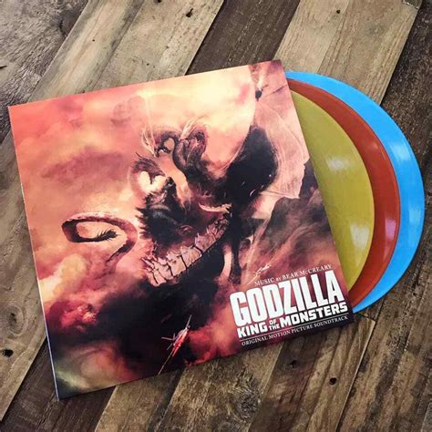 Godzilla King Of Monsters Soundtrack New Sealed Vinyl Lp Waxork Free