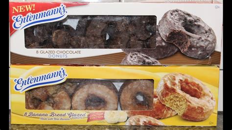 Entenmanns Glazed Donuts Chocolate And Banana Bread Review Youtube