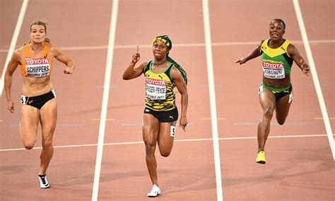 6 ft 4 in (1.95 m) profession: Shelly-Ann Fraser-Pryce aiming to beat Usain Bolt to hat ...