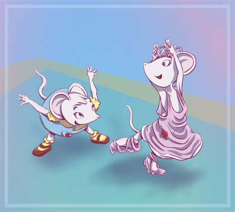 72472 safe artist saturdaythe13th angelina mouseling angelina ballerina polly mouseling