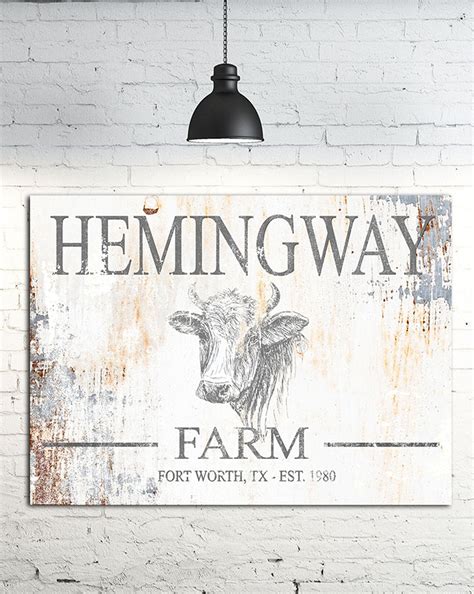Farmhouse Family Name Sign - Modern Farmhouse Cow Sign in 2020 | Farmhouse wall decor, Shabby ...