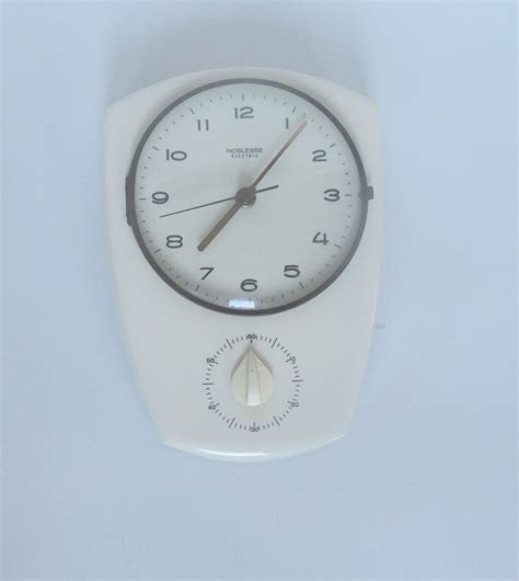 Porcelain Kitchen Clock With Timer Ceramic Kitchen Clock Works On