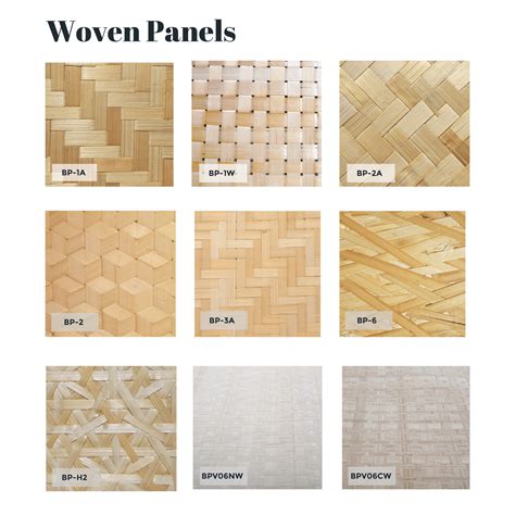 Handcrafted And Textured Bamboo Panels Premium Finish
