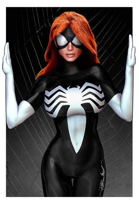 Ryan Bailey Spider Woman Black Suit