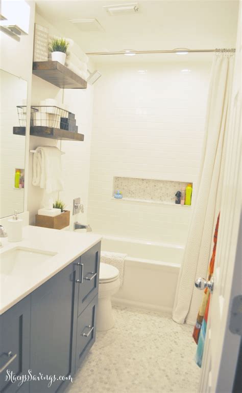More details on the paint color and tips and tricks to painting quickly here. The Kid's Bathroom Remodel is DONE!