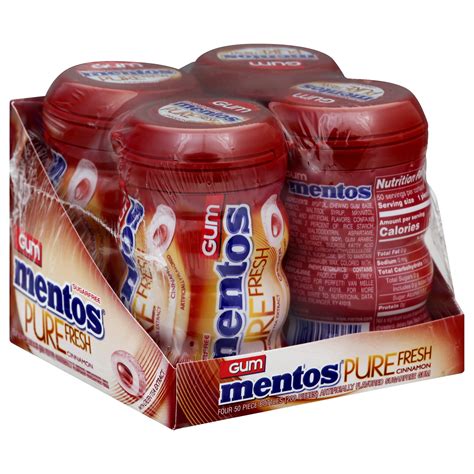 Mentos Mentos Gum Cinnamon Pure Fresh 4 Count Online Grocery