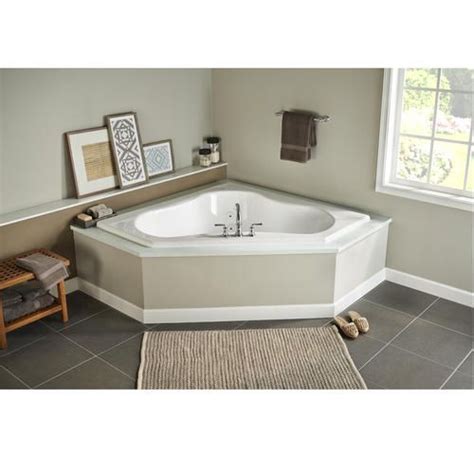 Our bathtubs are overflowing with big savings at menards! Gemini Acrylic Whirlpool at Menards | Menards, Corner bathtub