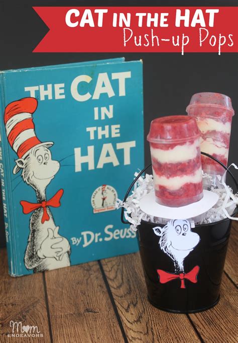Dr Seuss Fun Food Cat In The Hat Strawberries N Cream Push Pops