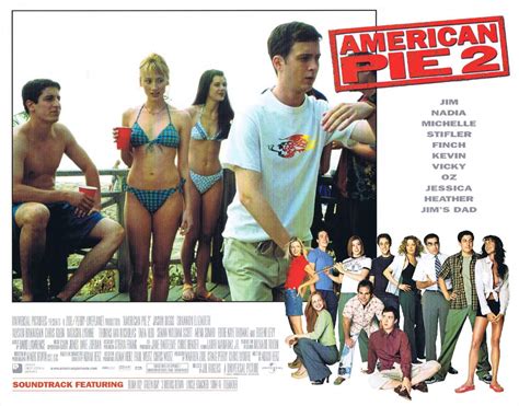 American Pie 2 Original Lobby Card 2 Jason Biggs Shannon Elizabeth Moviemem Original Movie Posters