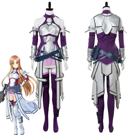 Anime Sword Art Online Asuna Cosplay Costume