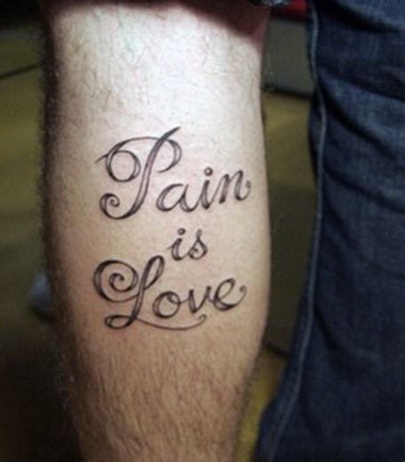 25 Love Is Pain Tattoo Design Ideas Entertainmentmesh