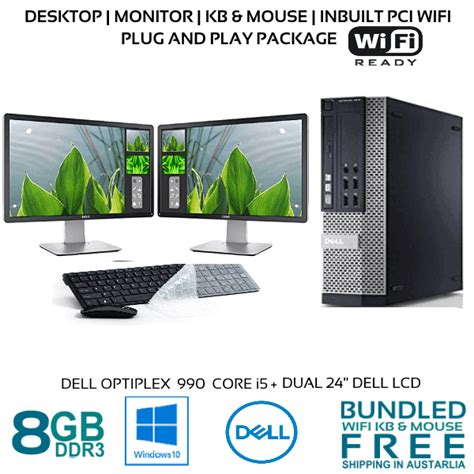 Buy Computer Package Dell Optiplex 990 Core I5 8gb 128gb Ssd 320 Gb Hdd
