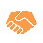 Baass Business Choose Icon Handshake Orange Right