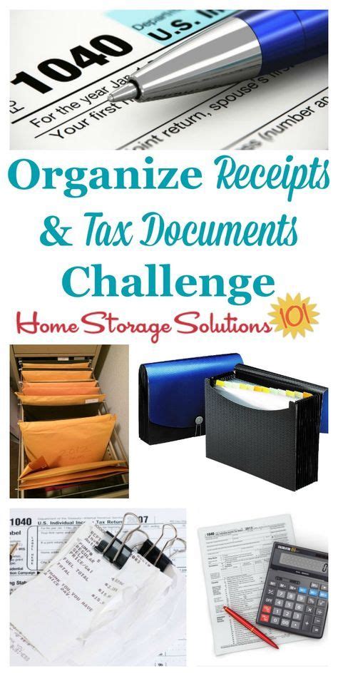 How To Organize Taxes And Receipts With Step By Step Instructions