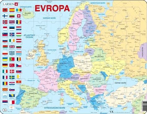 Politická Mapa Evropy Mapa
