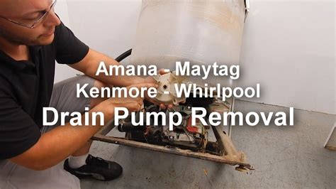 White top load washer kenmore 2622352 4.2 cu. Maytag / Amana Washer Not Draining or Spinning - Removing the Drain Pump - YouTube