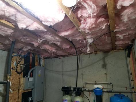 Image Result For Basement Ceiling Insulation Basement Ceiling