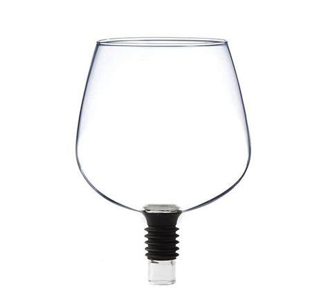 Wine Glass That Attaches To The Bottle So You Could Drink Straight From It Without Shame