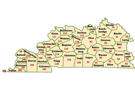 Zip Code Map Of Kentucky Map 2023