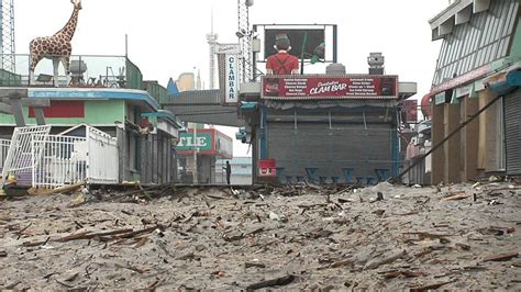 Hurricane Sandy Boardwalk Damage In Seaside Heights Nj Recorded 1217