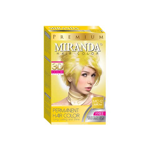 Miranda Hair Color Yellow Mc 12 30ml 30gr Ud Jawa Berkah Makmur