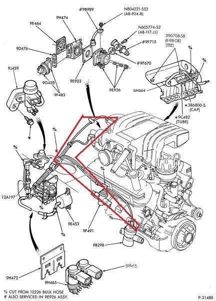 Ford Mustang Vacuum Line Diagram