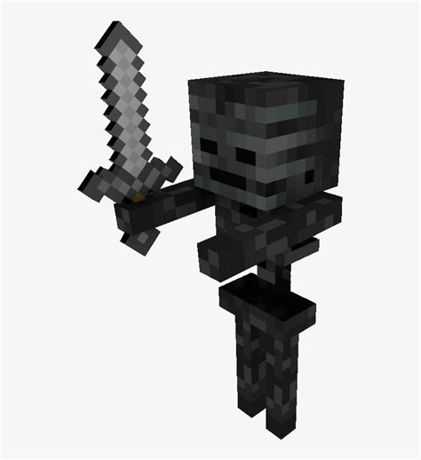 Minecraft Skeleton Minecraft Wither Skeleton Png Transparent Png